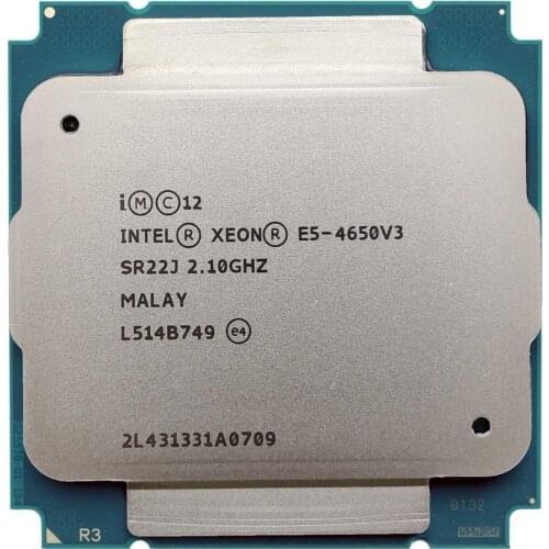 Intel Xeon E5 4650V3 E5-4650V3 E5 4650 V3 2.1GHZ 12-Core 30MB GA2011-3 105W Suitable for x99 motherboard