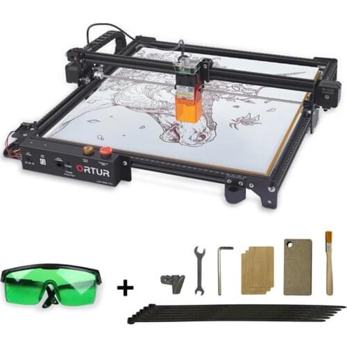 Laser Engraver PRO 20W Laser Engraving Cutting Machine 5000mw Fixed-Focus Eye Protection DIY Laser Marking for Metal Plywood
