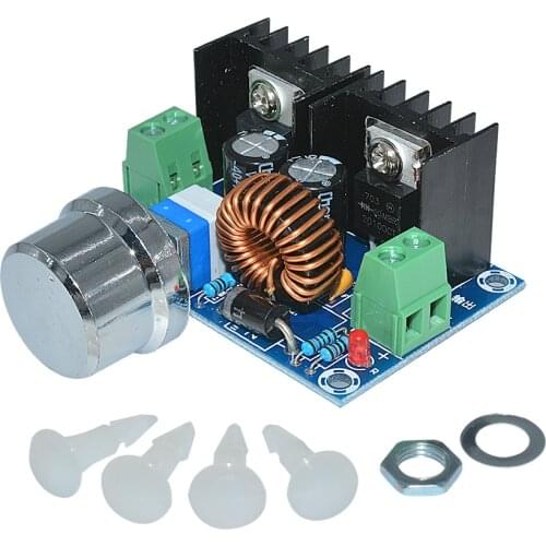 M401 Buck Module 8A XL4016 PWM Adjustable 4-40V To 1.25-36V Step Down Board 8A 200W DC Step Down Converter Power Supply Module
