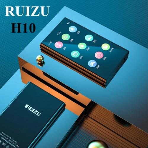 RUIZU H10 Metal MP4 Player Bluetooth 5.0 Built-in Speaker 3.8inch Touch Screen 16GB Audio player Radio E-Book Recording Video
