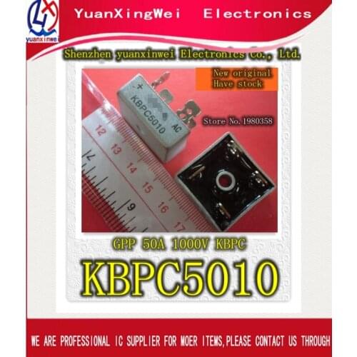 KBPC5010 5010 BRIDGE DIODE GPP 50A 1000V KBPC free shipping 10PCS/LOTS