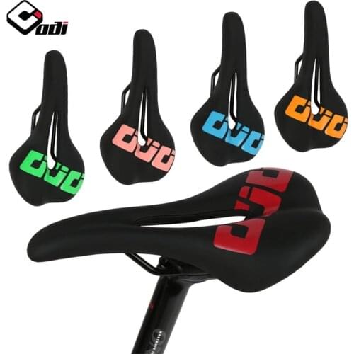 ODI MTB road bike seat cushion saddle microfiber leather hollow soft comfortable and breathable leisure folding bike saddle