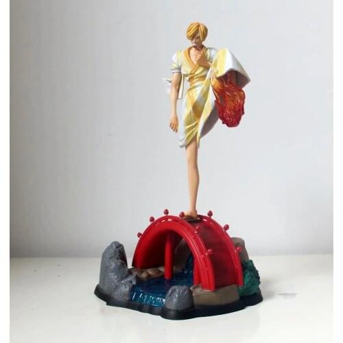 One Piece Wano Country Vinsmoke Sanji Kimono Ver. PVC Figure Collectible Model Toy