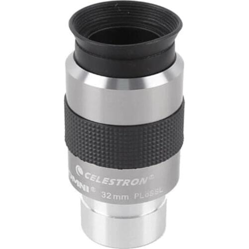 OMNI 32mm 52 Degrees 1.25 Inches 31.7mm Focal Length PLossl Telescope Eyepiece with Optical Glass FMC-green Film