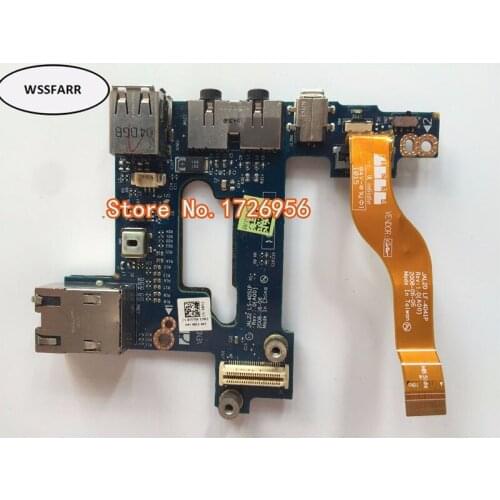 Original for Latitude E6500 M4400 USB NIC Firewire Lan Audio Board 0N533H LS-4051P with cable