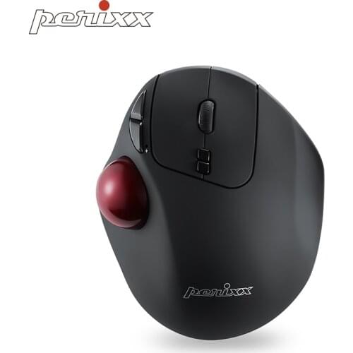 Genuine Perixx PERIMICE 517/717 Wireless/Wired LASER Trackball Mouse,Proffessional Drawing Mouse,Ergonomic Trackball Mouse