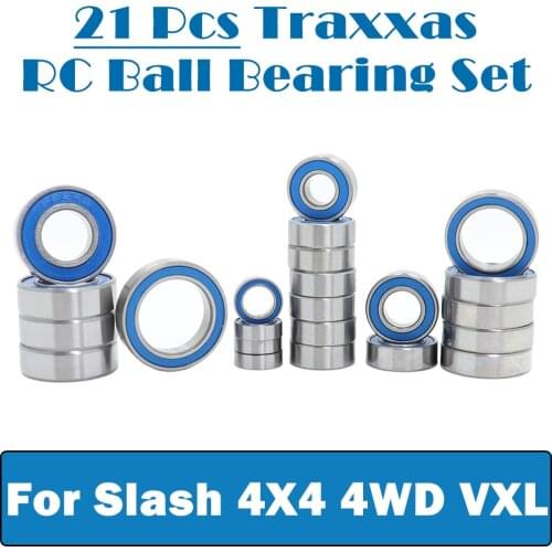 Traxxas RC Ball Bearing Set for Slash 4x4 Stampede 21Pcs Bearings