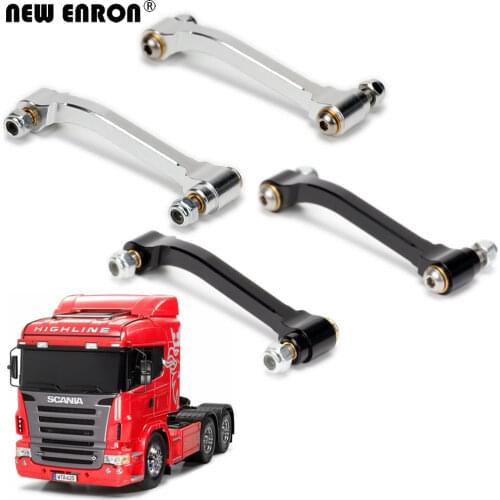 NEW ENRON 1/14 4Pc Aluminum Radius Arm For Rc Model Car Tamiya Tractor Truck KING KNIGHT 56301 56304 56309 56314 King Knight