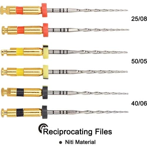 Dental Niti Reciprocating Endo Files For Root Canal Cleaning Endodontic Only One Rotary Files Dentistry Instrument