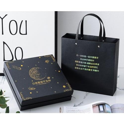 Customized High-end Square Rigid Book Shape Paperboard box Printed logo Packaging Gift Cosmetic Toy Box ---DH12191