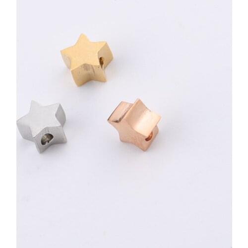 20pcs 5mm Gold Color Stainless Steel Cross Shape charm Cross pendant For Necklace DIY Handmade Jewelry Making
