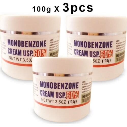 200g Monobenzone Cream 60% Whitening Cream Repair Fade Freckles Remove Spots Melanin Remover Brightening Face Body Skin Cream