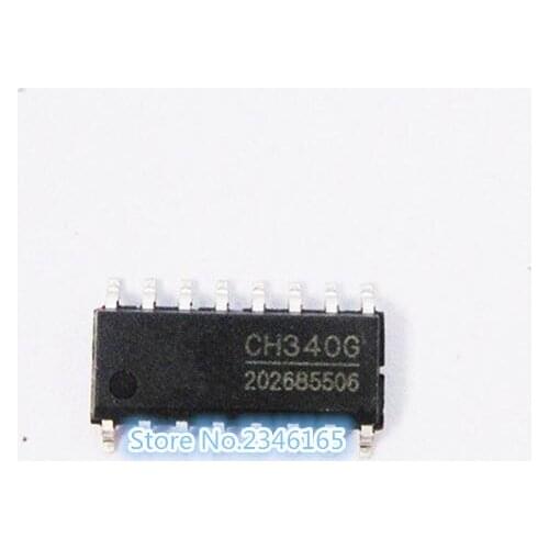 5pcs/lot New CH340G SOP-16 CH340 USB serial interface chip