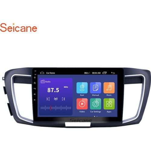Seicane 2din Android 9.1 Car GPS Navigation Radio Head Unit for 2013 Honda Accord 9 2.4L High version support Carplay TPMS