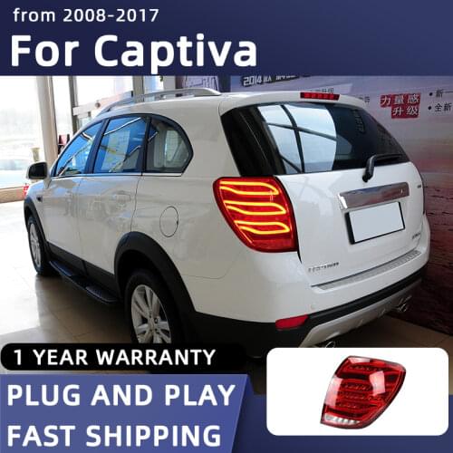 Car Styling Taillights for Chevrolet Captiva LED Tail Light 2008-2016 Tail Lamp DRL Rear Turn Signal Automotive Accessories