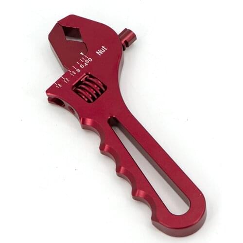 Adjustable 3AN-16AN Aluminum WRENCH HOSE Fitting tool aluminum spanner AN 3 4 6 8 10 12 16