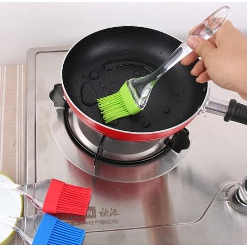 Large Silicone Oil Brush Barbecue Spatula Brush Cooking BBQ Heat Resistant Oil Cream Brushes Brush Sweep Seasoning Baking Tool