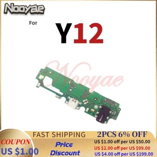 For Vivo Y12 USB Dock Charger Charging Port Plug Flex Cable Board Microphone MIC + Tracking