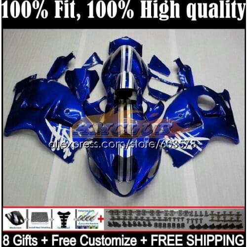 Injection For SUZUKI GSXR1300 Hayabusa 2008 2009 2010 2011 2012 2013 21CL.293 pearl blue GSXR 1300 CC 14 15 16 17 18 19 Fairing