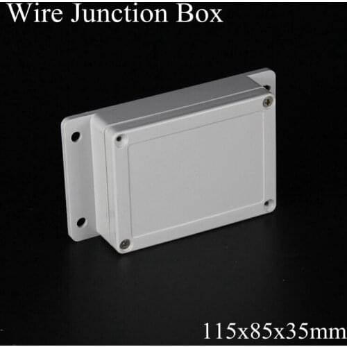 115x85x35mm ABS IP65 Waterproof Plastic Wire Junction Box With Mounted Distribution Enclosure Project Case Electronic Terminal
