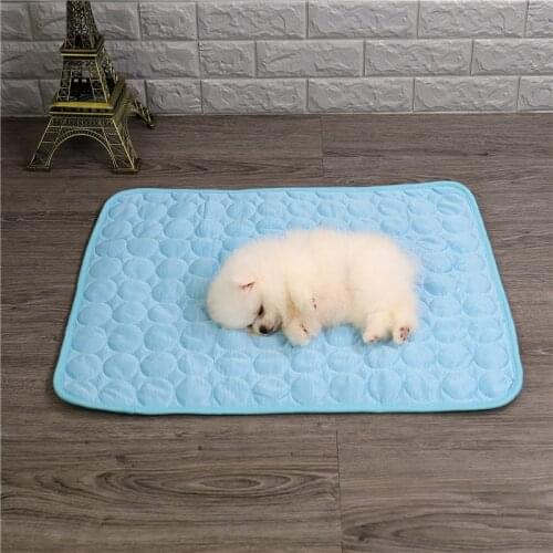 Dog Bed Summer Mat Portable Cooling Pad Dogs Cat Blanket Pet Dog Cooling Bed Cushion Reusable Indoor Seat Pet Mat Pet Products
