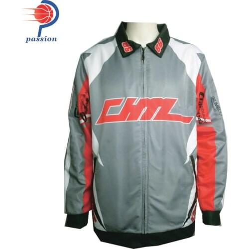 China Garment Factory Custom Biker Jacket Winter Wear sublimation Jacket For Men