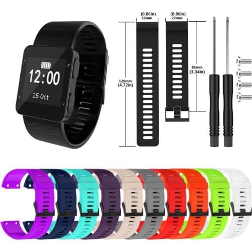 Newest For Garmin Forerunner 35 30 Replace Silicone Watch Strap Wristband & Tools