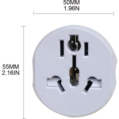 E5BE Germany/Europe Outlet Plug Adapter Universal Input from USA to Europe/Germany Travel Power Plug Adapter 16A 250V