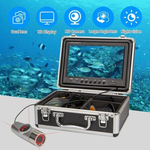 WF21 30M Dual camera 1080P camera with DVR 9" Fish Finder Underwater Ice Fishing Camera Fishfinder Winter Carp Fishing Tackle