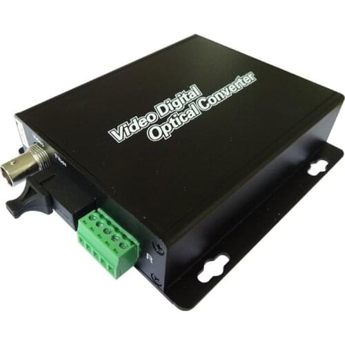 Video digital optical 1 Channel HD Video Fiber Optic Media Converter with RS485