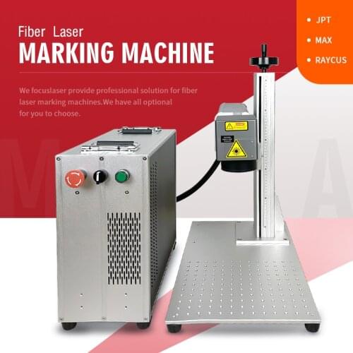 Fiber Laser Marking Machine 20W 30W 50W Raycus Laser Source BJJCZ Card Engraver Metal ABS Cutting Stainless Steel Gold Silver