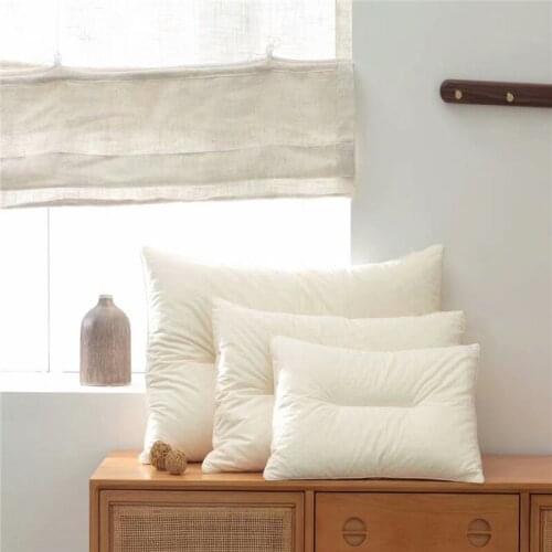 High Quality Pillows Latex Granules Solid Color Soft Comfortable Dry Breathable Bed Hotel Home Indoor Neck Sleep Pillow