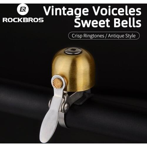 ROCKBROS Bike Bell Mini Ultralight Bicycle Ring MTB Road Bike Bell timbre bici Bike Accessories Retro Vintage Bicycle Bell