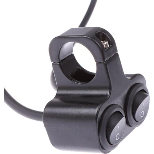 1pc 12V Motorcycle ATV Bike Handlebar Headlight Fog Light Horn Dual Buttons Switch Motor Accessories