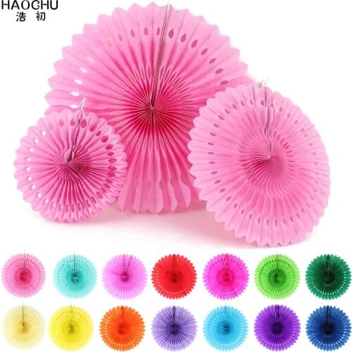 10pcs 8/12/16 inch Hollow Tissue Paper Fan Flower Pinwheels Backdrop Wedding Marriage Party Birthday Baby Shower Decorations