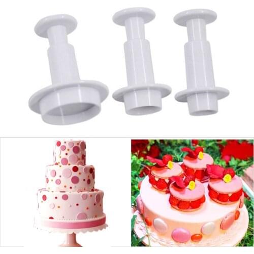 Cookie Pastry Wrapper Dough Cutting Tool 3pcs/set Cutter Maker Tool Round Dumplings Wrappers Molds Set Baking Christmas Baking
