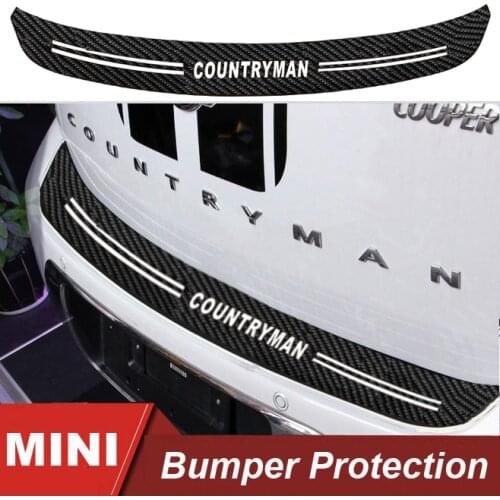 3D Carbon fiber Car bumper protection sticker for bmw Mini countryman R60