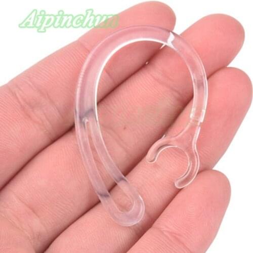 Aipinchun 3Pcs 6mm 7mm 8mm Silicone Soft Ear Hooks For Bluetooth Headset Receiver Clip Clamp Holder EarHook Ear Loop Replacement