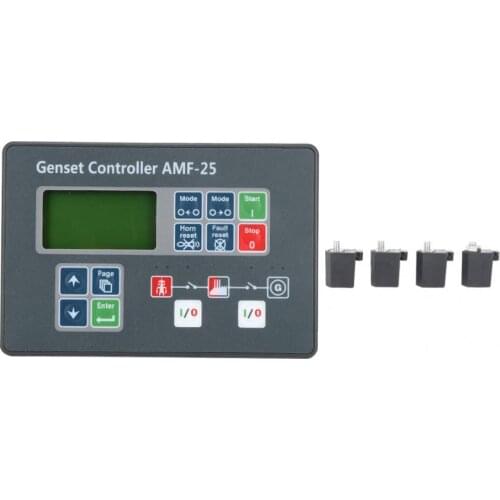 AMF-25 Diesel Generator Self-Start Controller Genset Set Control Panel Screen Generator Parts DC 8-35V