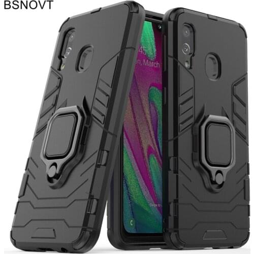 For Samsung Galaxy A40 Case Magnetic Finger Ring Bumper Hard Phone Case For Samsung Galaxy A40 Cover For Samsung A40 Case BSNOVT