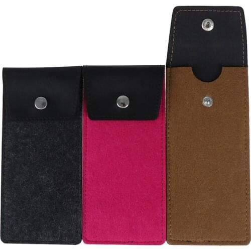 Sunglass Pouch Eyeglass Cases Wool feltbags Sunglasses Bag Lightweight Leather for Women Men Eyewear Pouch Spectacle Cloth Bag