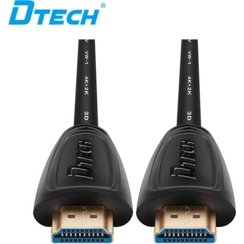 Dtech 4k HDMI Cable 19+1 Pure Copper PVC Cover HD Video HDMI Cable 3m Black