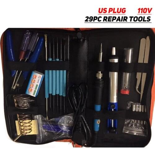 60W Adjustable Temperature Electric Soldering Iron Pliers Iron Welding Tool