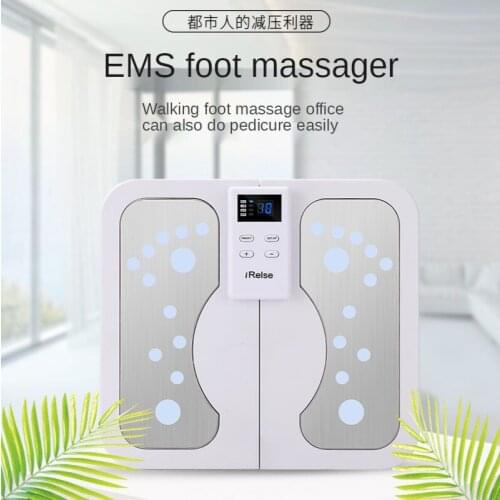 EMS physiotherapy pulse foot massager pedicure machine foot massager infrared heating massager low frequency