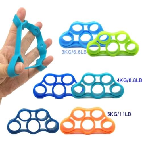Hand Gripper Silicone Grip Wrist Strength Trainer Finger Expander Exercise Finger Exerciser Resistance Bands Fitness