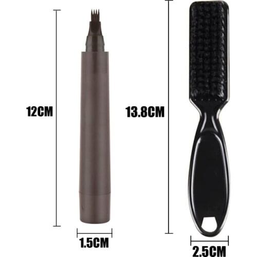 Hot Brush Beard Pen Beard Filler Pencil Enhancer Waterproof Moustache Coloring Shaping Tools Barber Hair Pencil Styling Tool