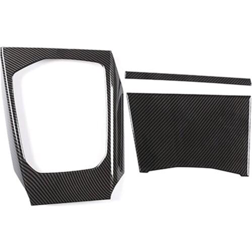 Carbon Fiber Car Center Console Gear Shift Decoration Panel Cover Trim For-BMW G20 G28 325 3 Series 2020