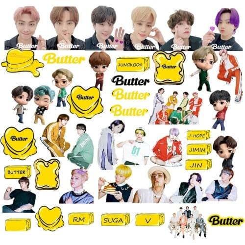 KPOP Bangtan Boys New Album Butter 8th Anniversary Meeting Sticker Sticker Sticker Sticker Pack Peripheral