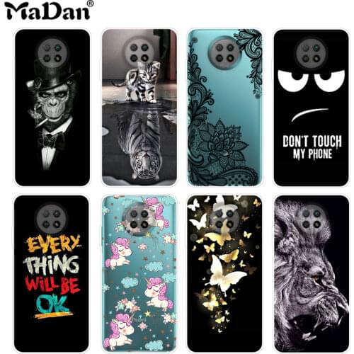 Cool Pattern Cover For Xiaomi Redmi Note 9T Case Cover Soft Silicon Clear TPU Protection Phone Case For Redmi Note9T Cover Funda