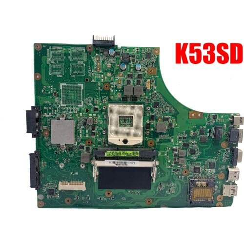 K53SD Motherboard Rev: 2.3 For Asus A53E A53S K53E K53S K53SD motherboard K53E mainboard X53E laptop motherboard test 100% ok